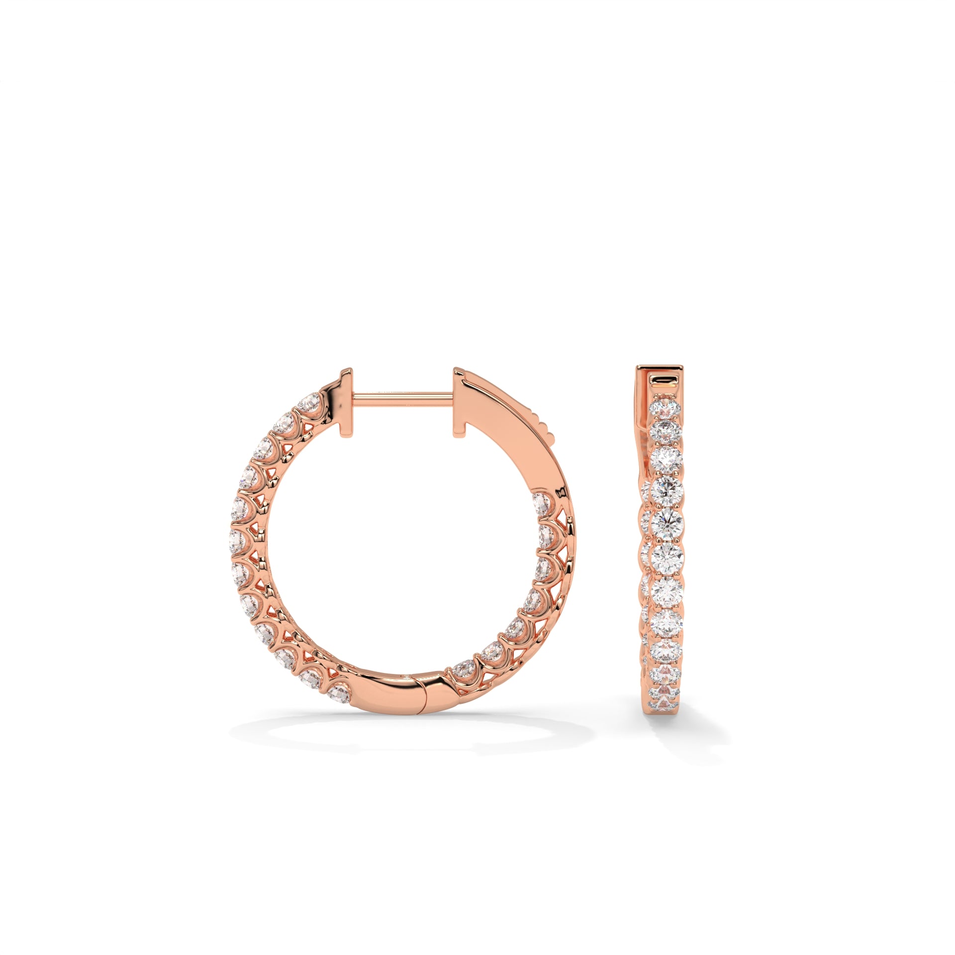 14K Rose Gold - 1.00