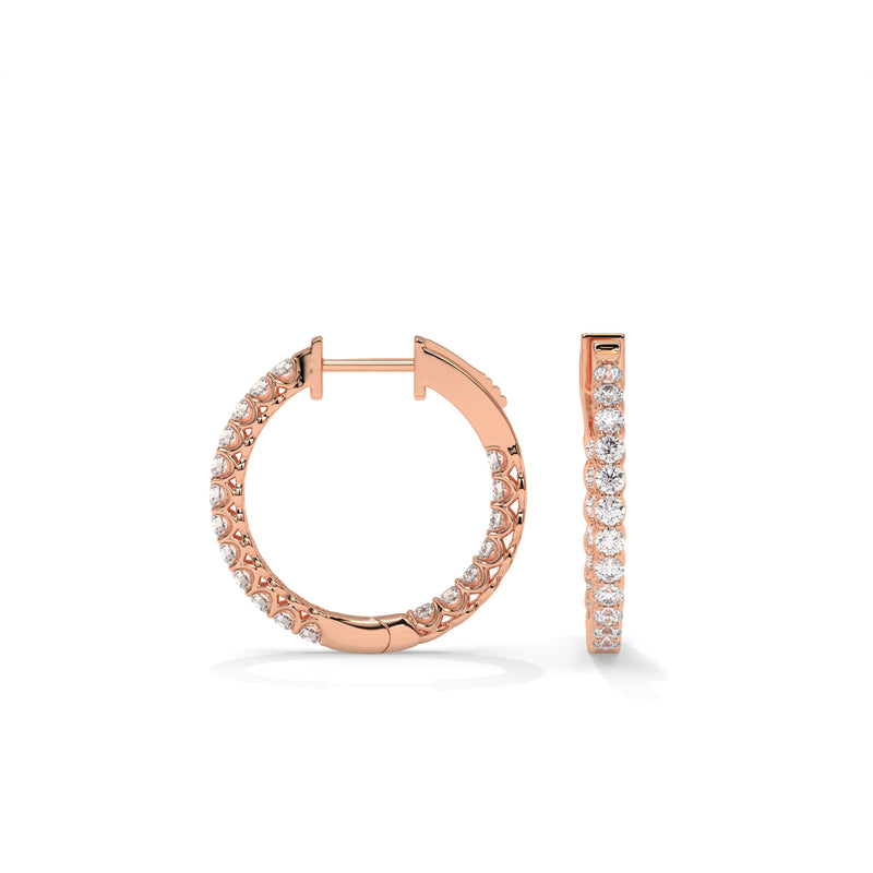 14K Rose Gold - 1.00