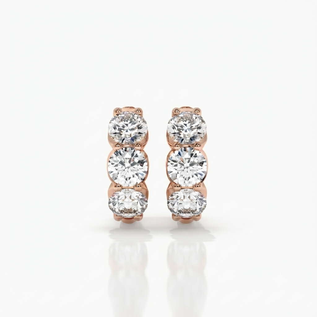 14K Rose Gold - 3.00