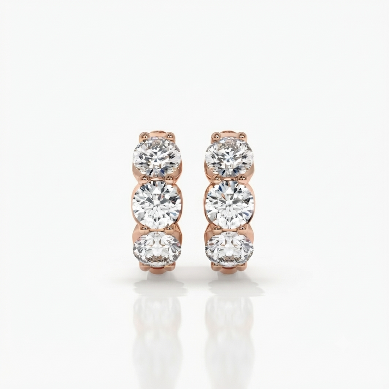 14K Rose Gold - 3.00
