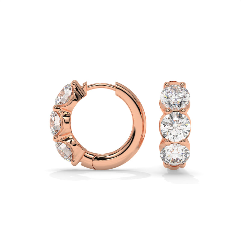 14K Rose Gold - 3.00