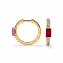 14K Yellow Gold - Ruby