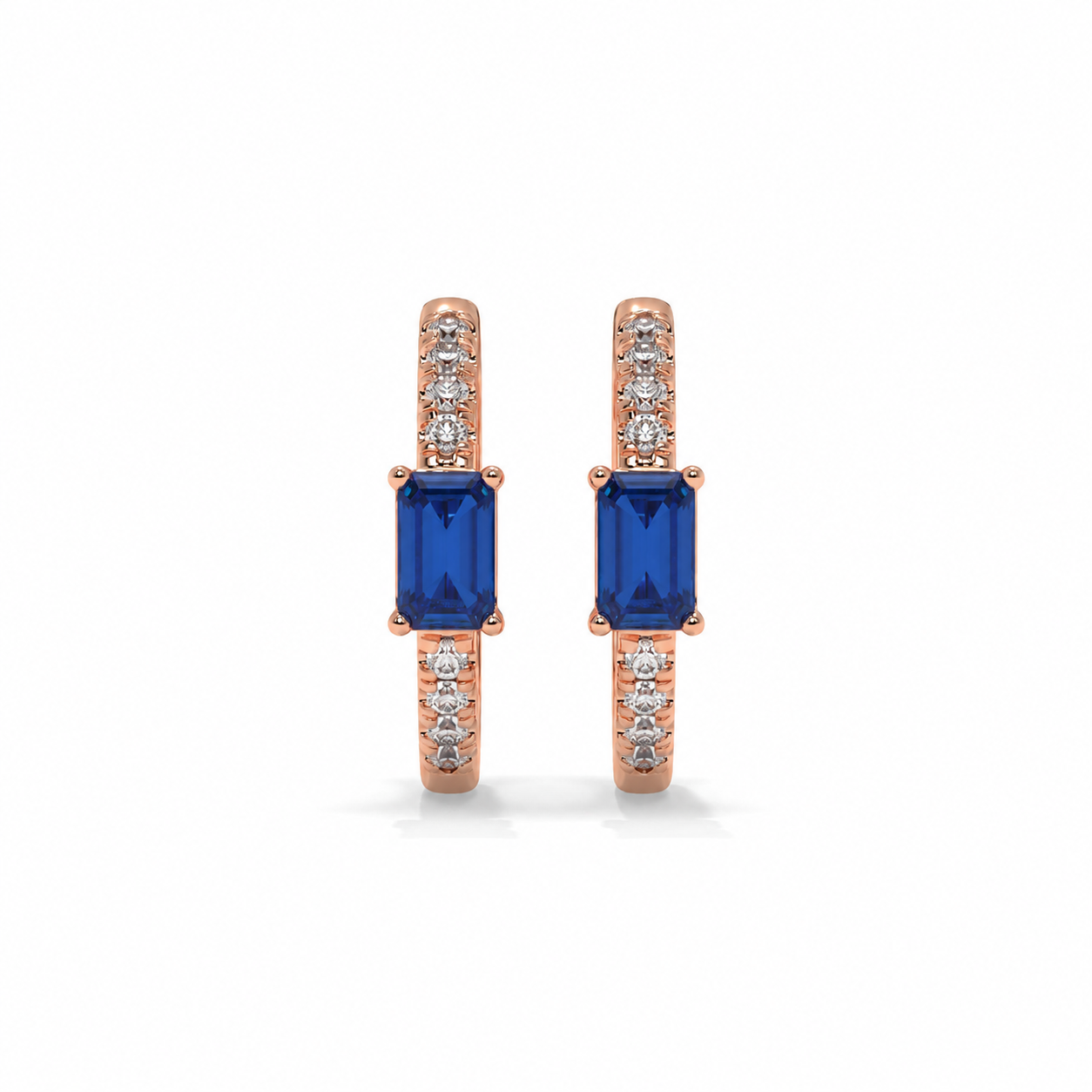 14K Rose Gold - Sapphire