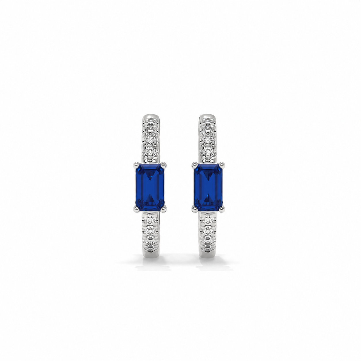14K White Gold - Sapphire