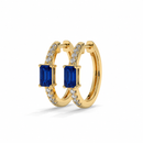 14K Yellow Gold - Sapphire