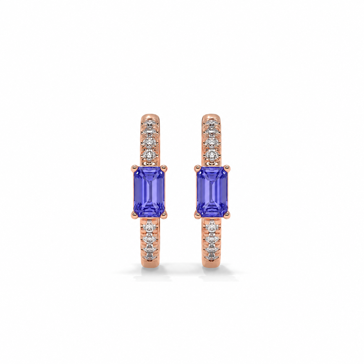 14K Rose Gold - Tanzanite