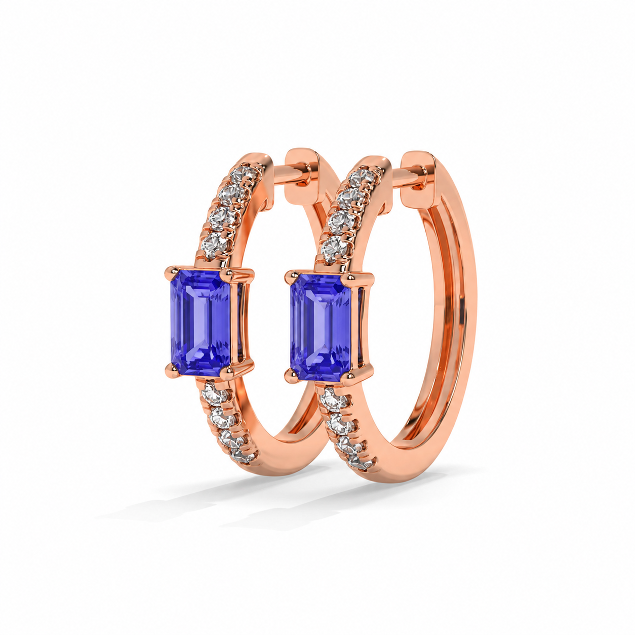 14K Rose Gold - Tanzanite