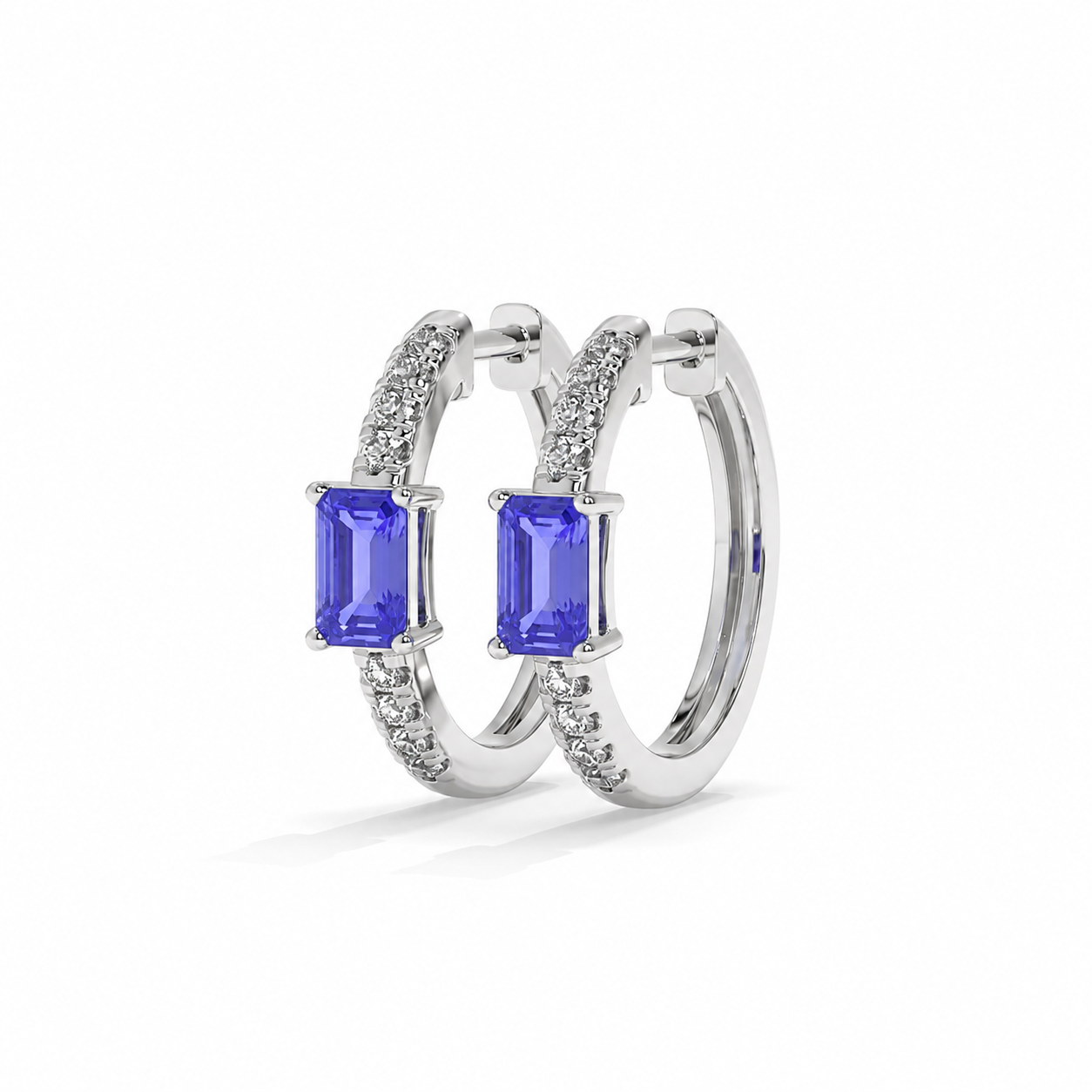 14K White Gold - Tanzanite