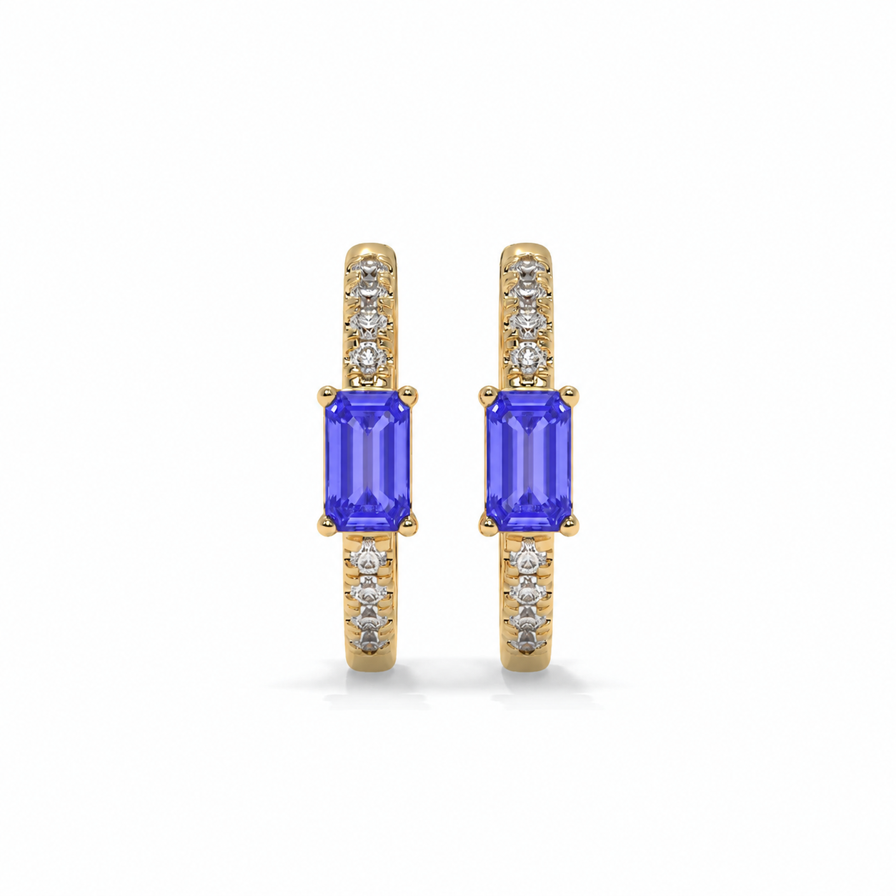 14K Yellow Gold - Tanzanite