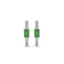 14K White Gold - Emerald
