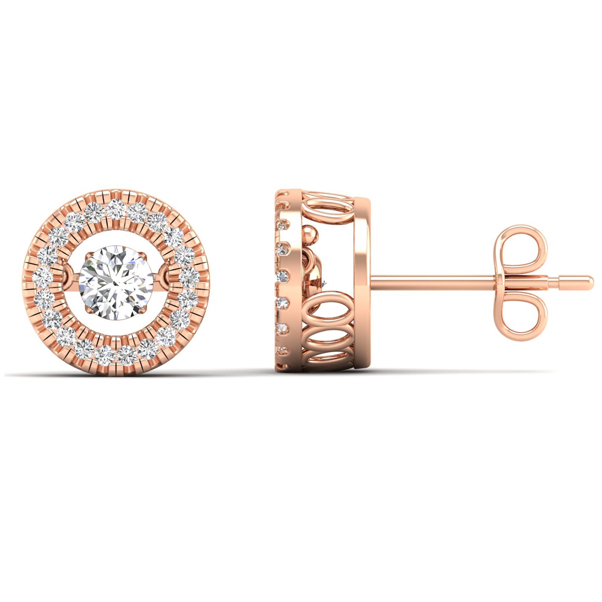 14K Rose Gold - Solitaire