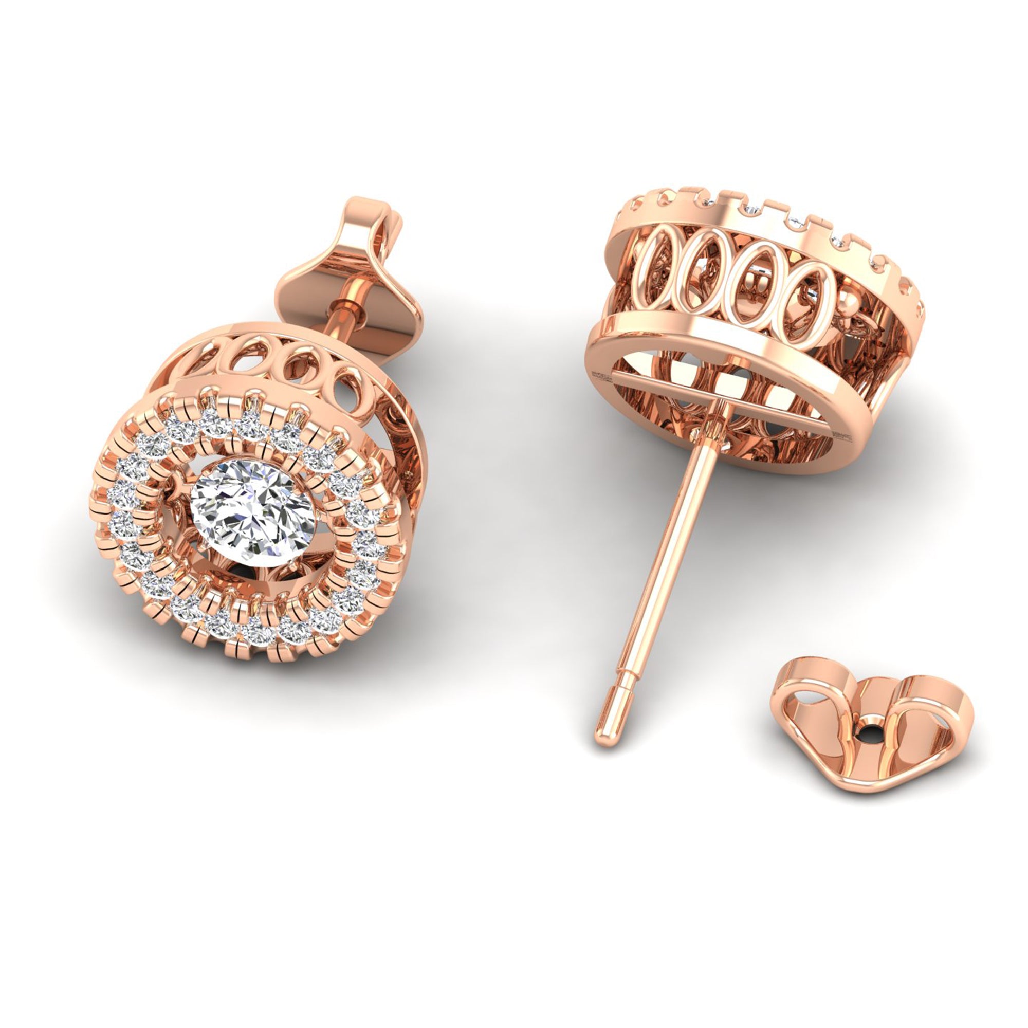 14K Rose Gold - Solitaire