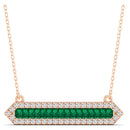 14K Rose Gold - Emerald
