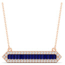 14K Rose Gold - Sapphire
