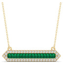 14K Yellow Gold - Emerald