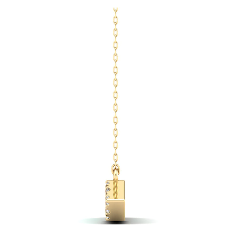 14K Yellow Gold - Emerald