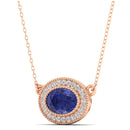 14K Rose Gold - Tanzanite