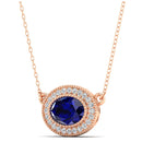 14K Rose Gold - Sapphire