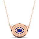 14K Rose Gold - Sapphire