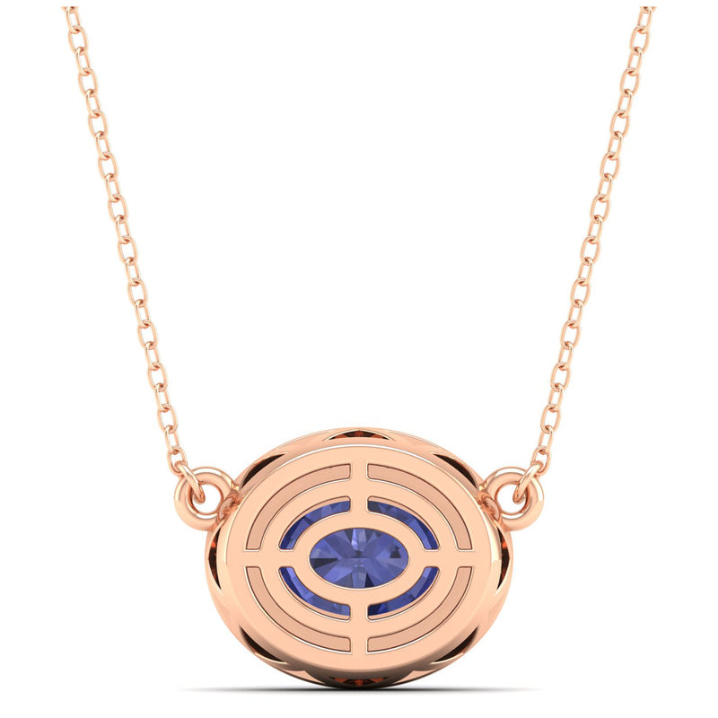 14K Rose Gold - Tanzanite