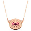 14K Rose Gold - Ruby