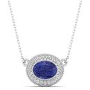 14K White Gold - Tanzanite
