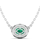 14K White Gold - Emerald