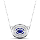 14K White Gold - Sapphire