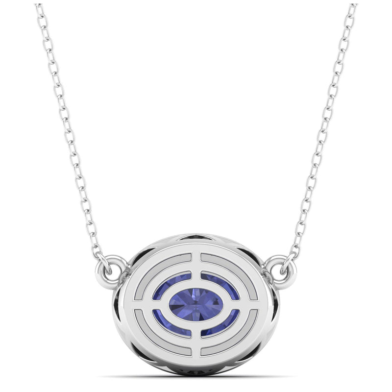 14K White Gold - Tanzanite