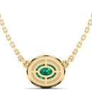 14K Yellow Gold - Emerald