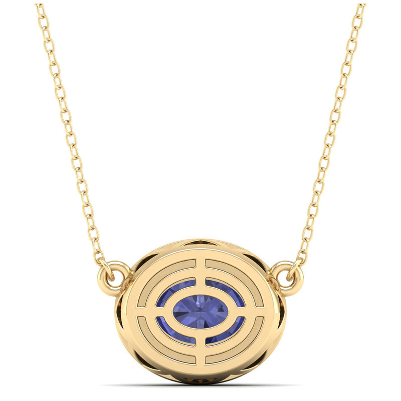 14K Yellow Gold - Tanzanite
