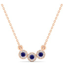 14K Rose Gold - Sapphire