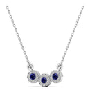 14K White Gold - Sapphire