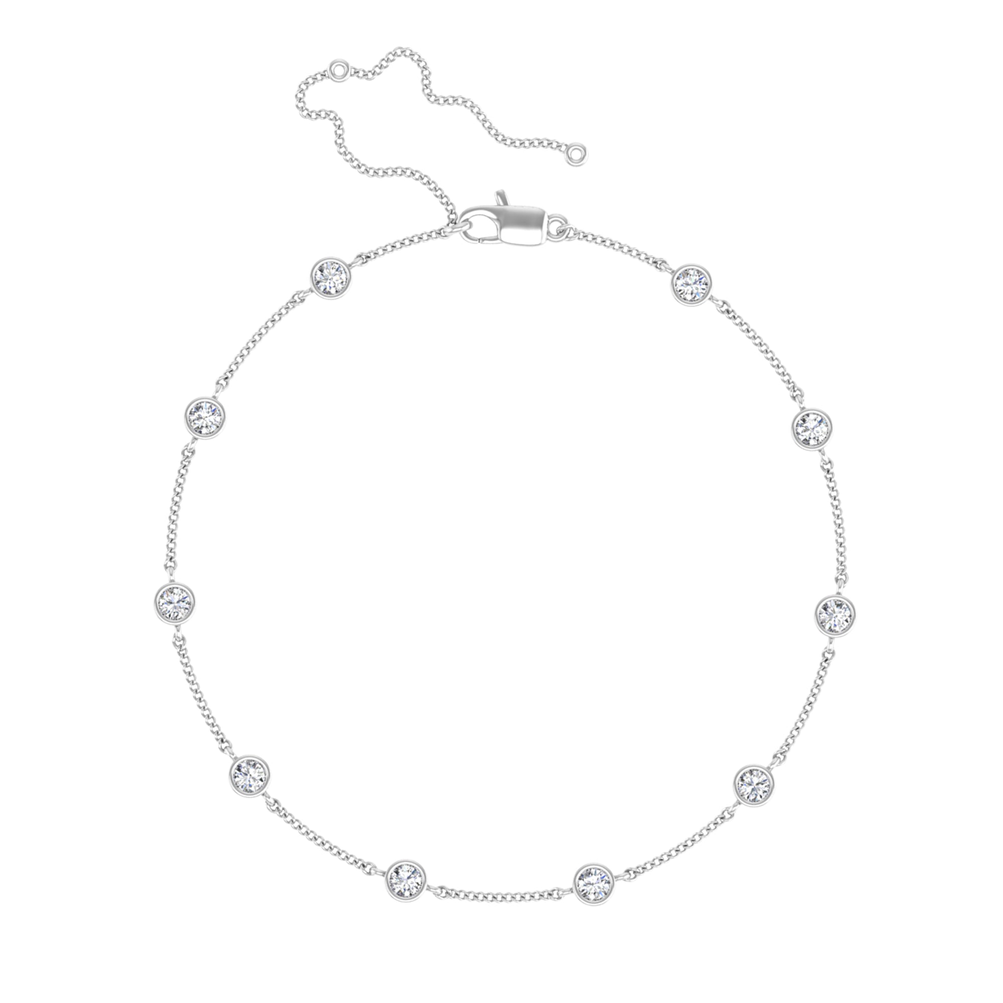 14K White Gold - 1.00