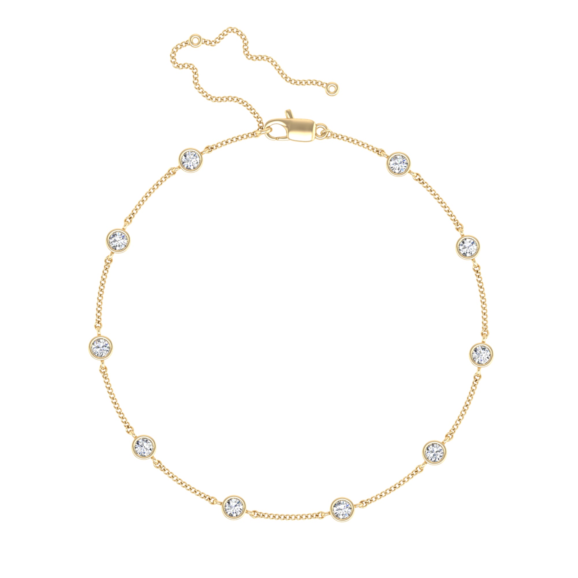 14K Yellow Gold - 1.00