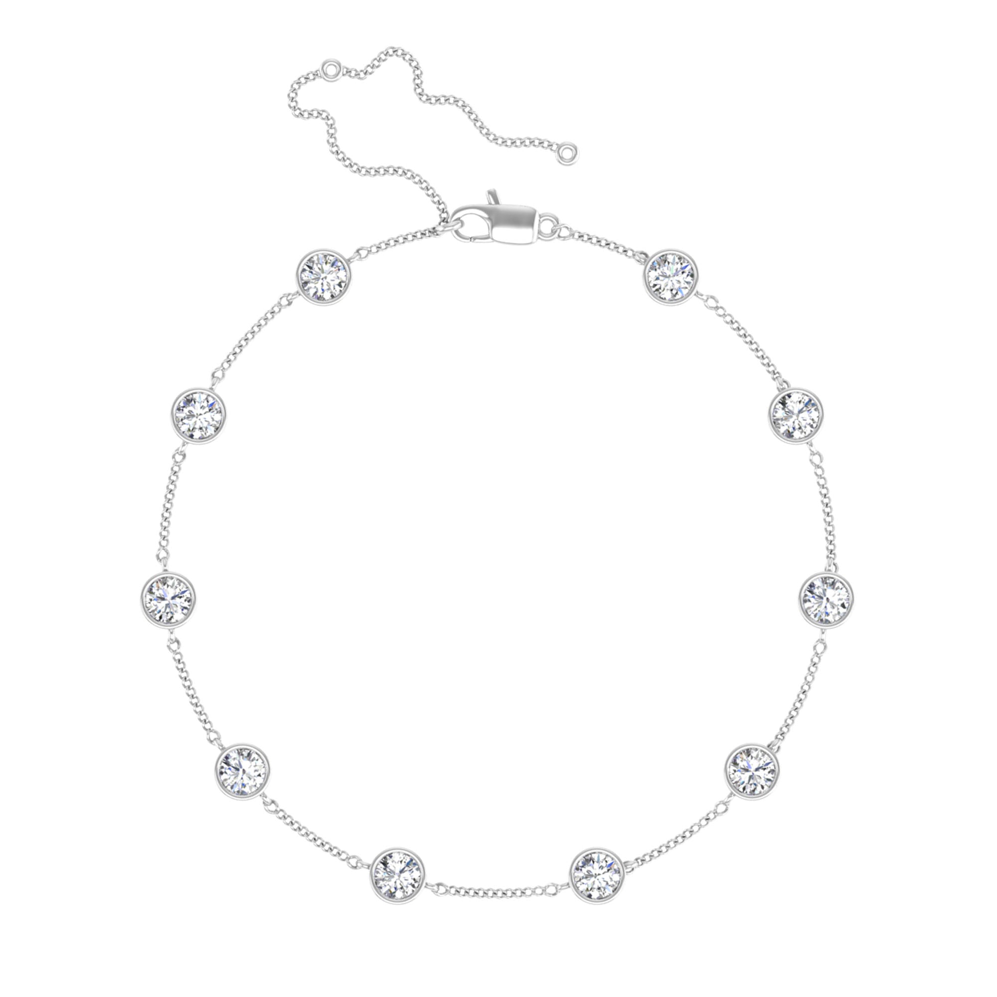 14K White Gold - 3.00