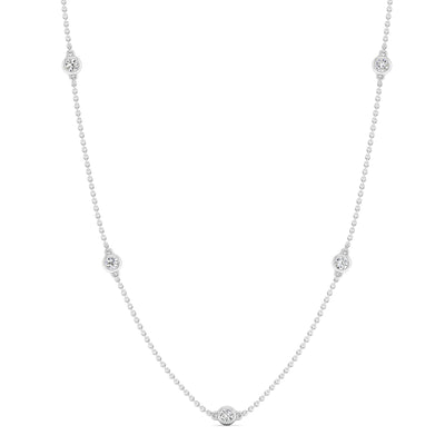 Diamond Station Necklace
