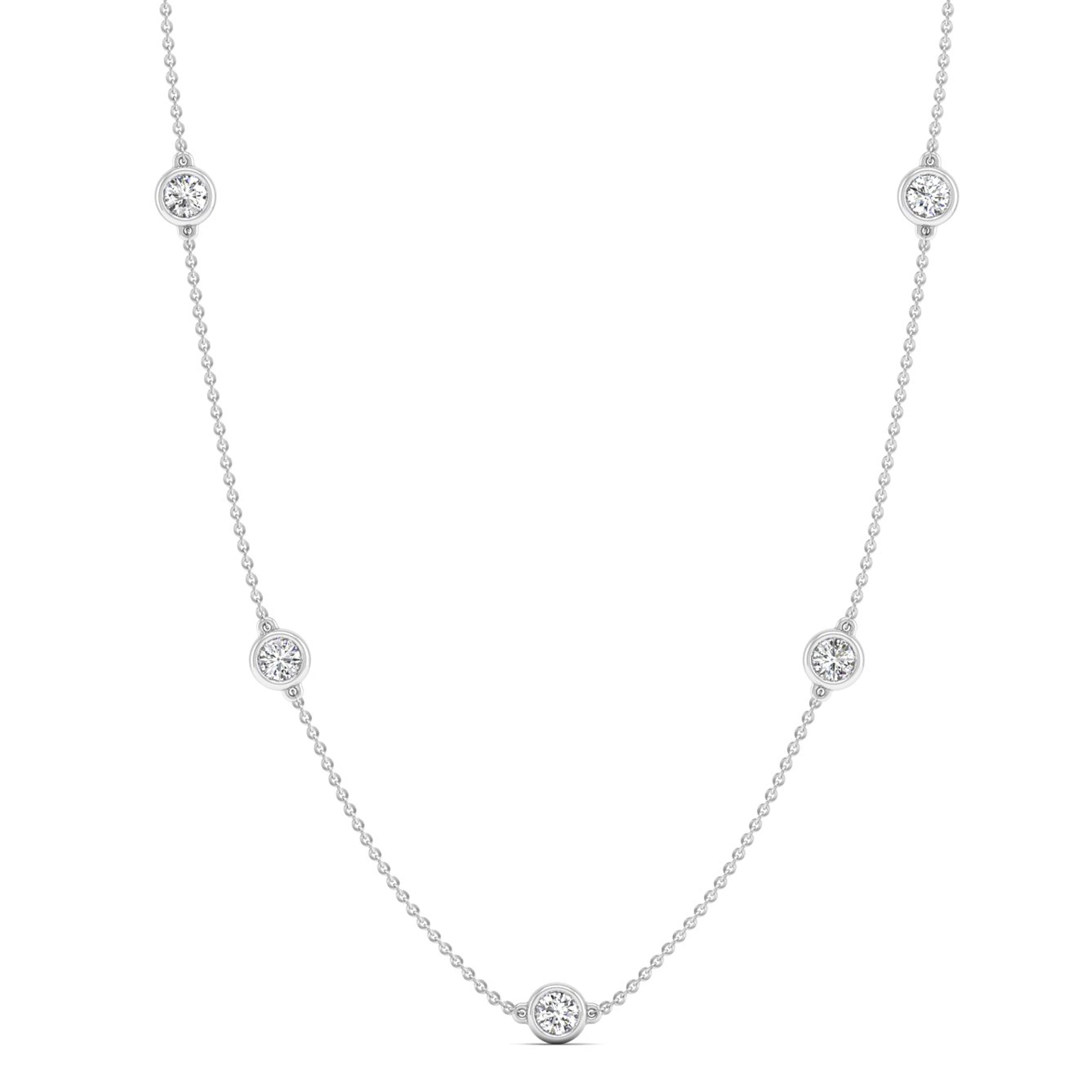 14K White Gold - 1.00