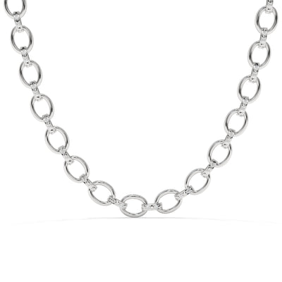 Pavé Lab Diamond Link Necklace