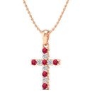 14K Rose Gold - Ruby