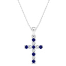 14K White Gold - Sapphire