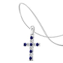 14K White Gold - Sapphire