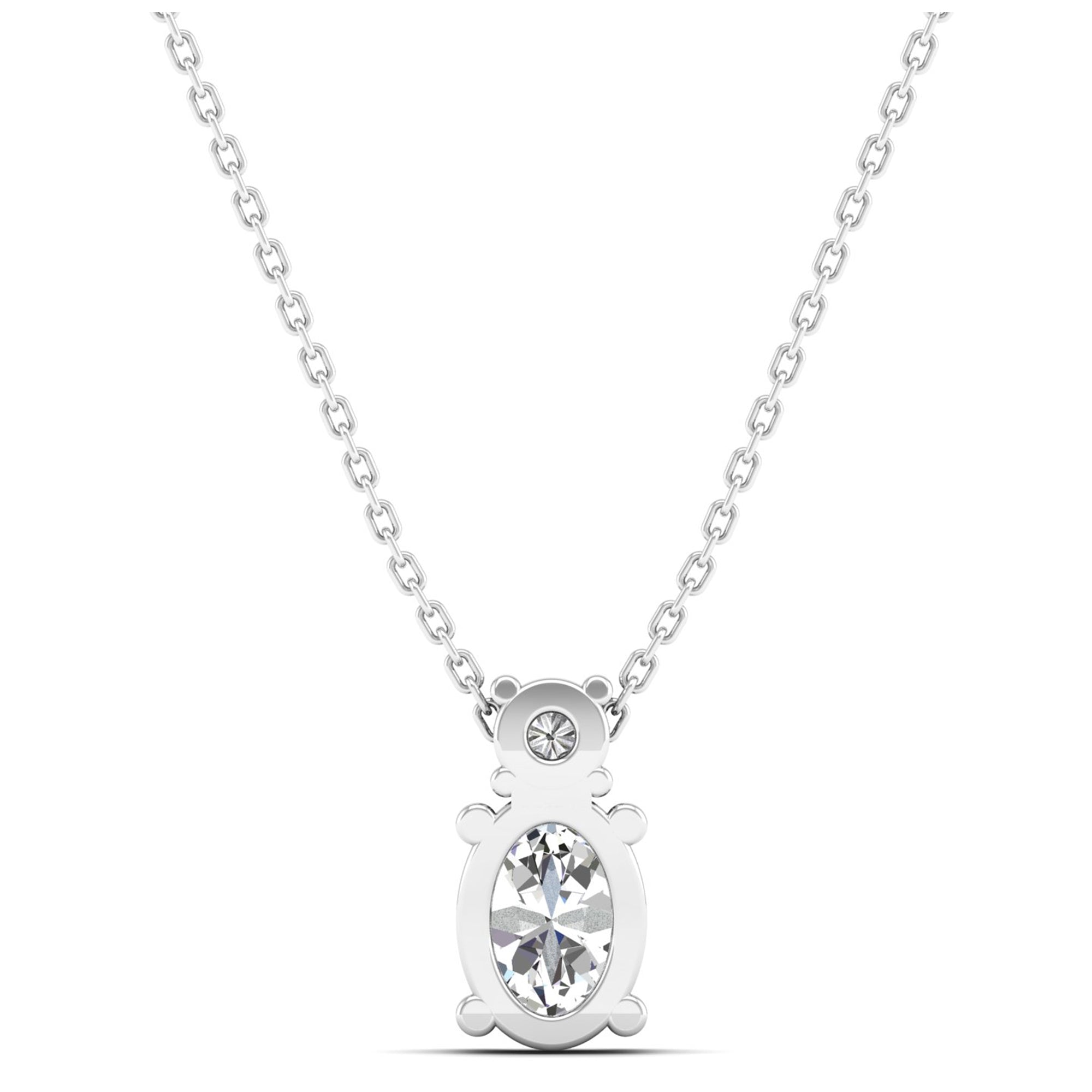 14K White Gold