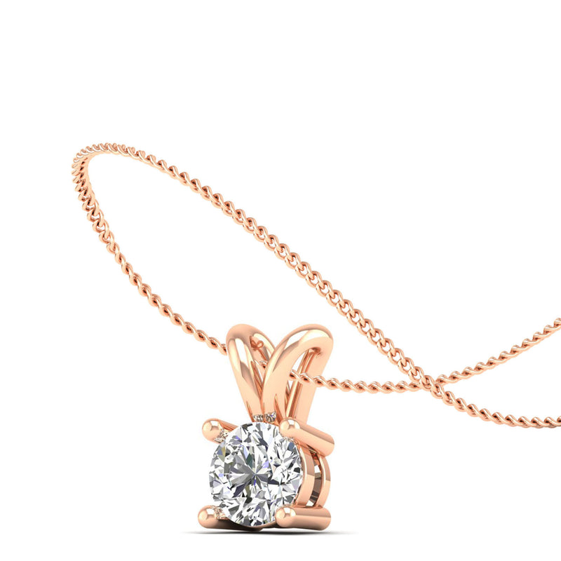 14K Rose Gold - 1.00