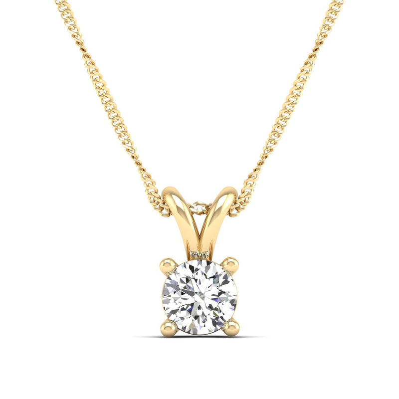 14K Yellow Gold - 1.00