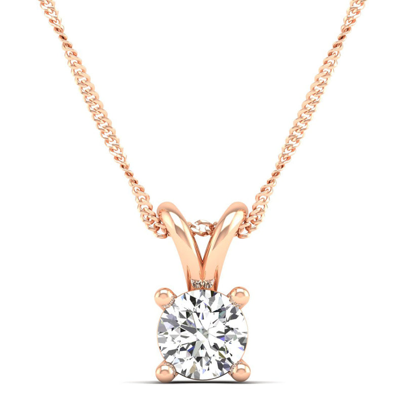 14K Rose Gold - 2.00