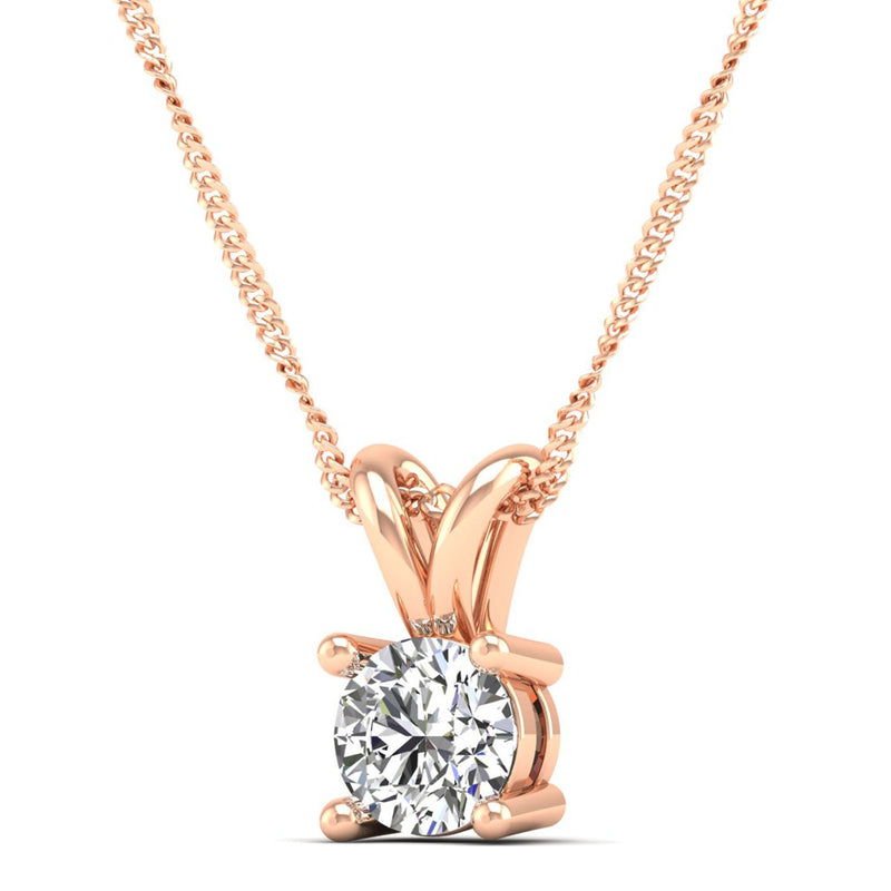 14K Rose Gold - 2.00