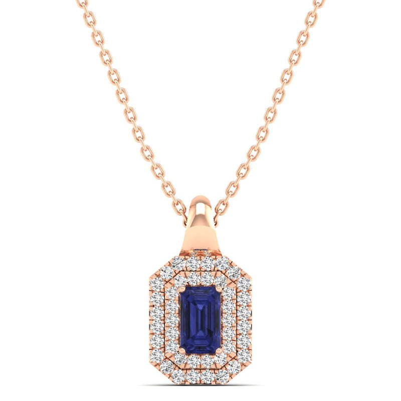 14K Rose Gold - Tanzanite