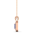 14K Rose Gold - Tanzanite