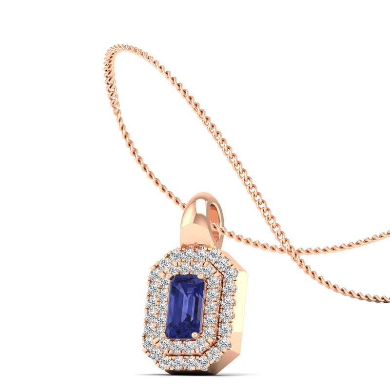 14K Rose Gold - Tanzanite
